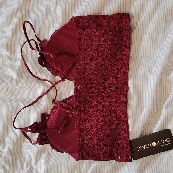 Silver icing date night bralette - Picture 2 of 3